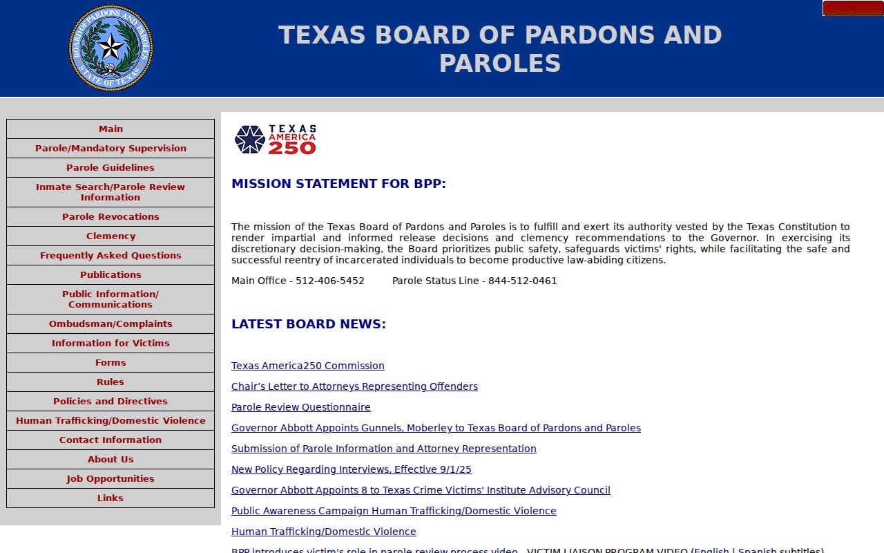 Oldham County criminal history Texas parole authority